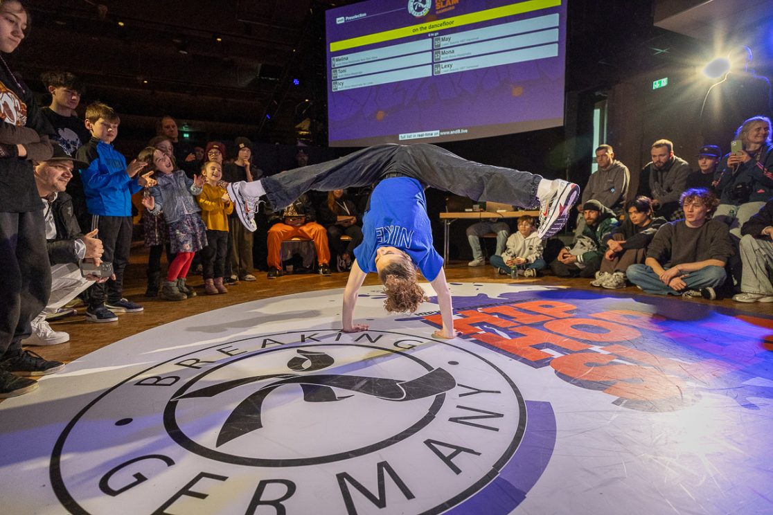 Foto von B-Girl Melina (15), Breakerin in der deutschen Nationalmannschaft.